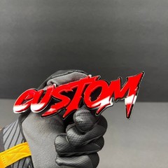 Custom Laser Cut Acrylic 3D Emblem Car Badge Multicolor – Personalized Name Logo
