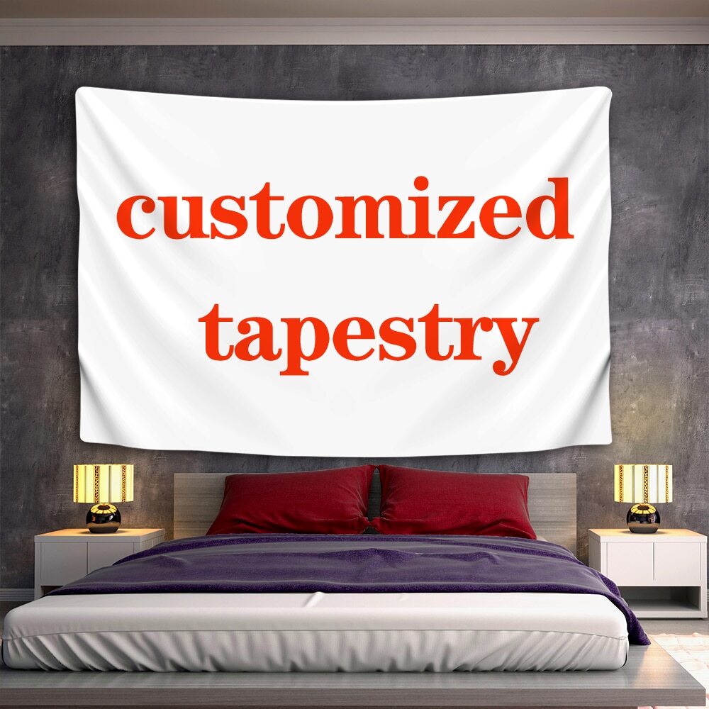 Custom Tapestry Wall Tapestry Print Your Photo Hippie Wall Hanging Blanket
