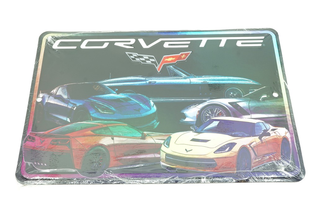 Chevy Chevrolet Corvette II 8×12 Automotive Car Garage Man Cave Parking Sign