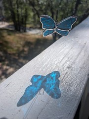 Butterfly Suncatchers Each Sold Separate Hand Made Stained Glass