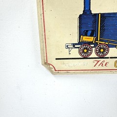 Vintage Train Wall Plaques Set Gen’l Washington 1836 Tiger Wood Railroad Decor