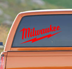 Milwaukee Tools Sticker Vinyl Decal Car Truck Toolbox Window Choose Size + Color