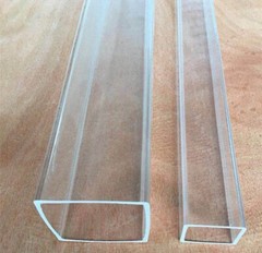 SELECT 10 – 120MM SQUARE CLEAR ACRYLIC PLEXIGLASS LUCITE PLASTIC TUBE 500MM LONG