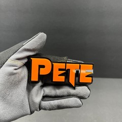 Custom Lazer Cut Car Acrylic Emblem Badge MULTI COLOR Customized Text Names!