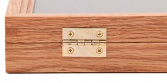Two Timbers Medium Display Case Oak Finish 2″x9″x15″ Knife Arrowhead Pins
