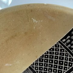 Hand Painted/Carved Bowl Trinket Dish Decor Soapstone 6.5″ Art