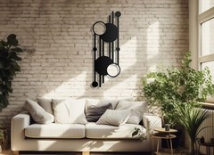 Geometirk Metal Wall Art, Abstract Modern Wall Art, Home Decor, Modern Decor