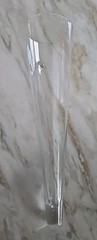 purse vase for flowers Wall Hanging Decorative Cone Shaped Clear Unique Glass
