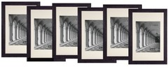 Studio 500 11×17 Black Smooth Wall Wood Frames made with PlexiGlass 6pc Set