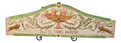 Decorative Stone Plaque with Stand Indoor Outdoor Wall Decor – Bless This House