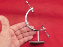 Display Stand CALIPER Type Adjustable Chrome Medium Size