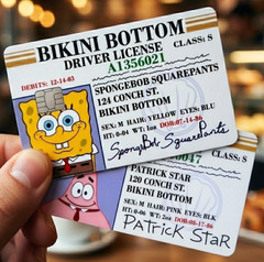 Bikini Bottom Credit Debit Card Skin Cover Sticker Chip Funny Decal – 2 Pack