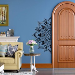 Large Metal Mandala Wall Art, Unique Lotus Flower Wall Decor Artwork, Suitabl…