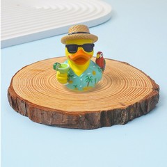Margaritaville Rubber Duck Style Resin Collectible High Quality Decor Parrot