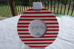 Happy Everything!™ – Red Medium Stripe Mini Round Frame – FRM-8RD-RD – NEW
