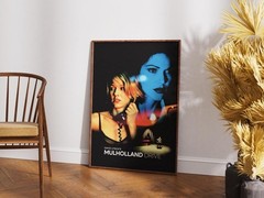 Mulholland Drive Poster, David Lynch, Retro Movie, Vintage Film, Print. Unframed