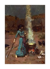 John William Waterhouse The Magic Circle :Archival Quality Giclée Art Print 1886