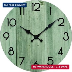 Wall Clock, Modern Wall Clocks Battery Operated, Silent Non Ticking Clock Decora