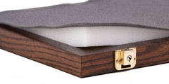 Two Timbers Small Display Case Walnut Finish 2″x10″x12″ Knife Arrowhead Pins