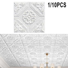 1/10pcs 3D Soft Foam Brick Texture Pattern Effect Wall Sticker Wall Decor 35cm