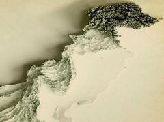 Pakistan Map, Pakistan 2D Relief Map, Pakistan Vintage Map – 2D Flat