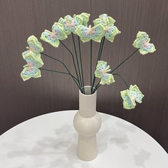 Crochet Bee Bouquet Handmade Get Well Birthday Teacher Bee Accent Keepsake Gift