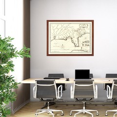 Old Map of Florida 1834 – Vintage Florida Art
