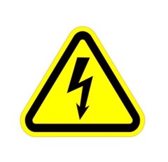 High Voltage Decal PICK SIZE Electrical Shock Hazard Warning Sign Vinyl Sticker