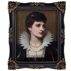 Gothic Picture Frame 8×10 Black Vintage Picture Frames Antique Ornate Baroque