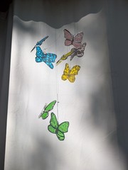 Butterfly Suncatchers Each Sold Separate Hand Made Stained Glass
