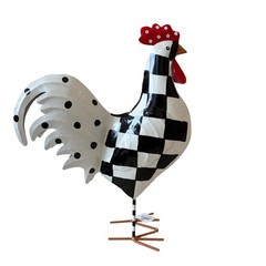 NEW Mackenzie-Childs Checkerdot Rooster – Large in Original Box