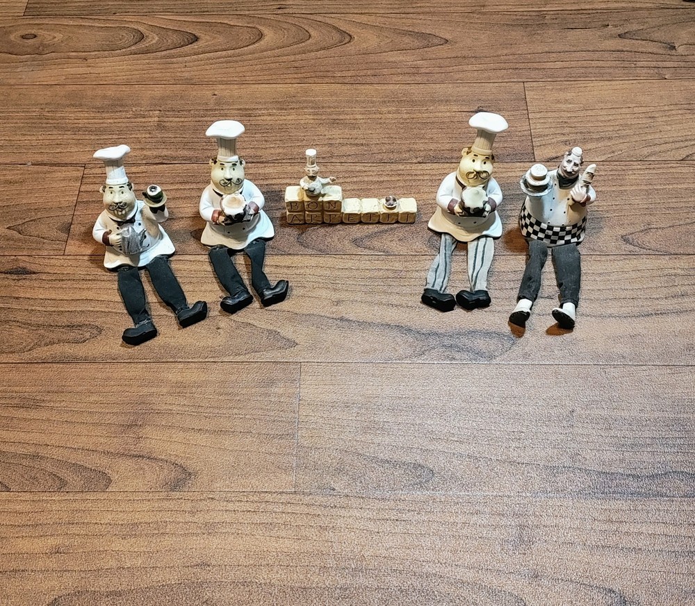 Lot of 5 – Chef Figures – Pre-owned
