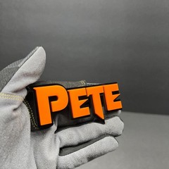 Custom Lazer Cut Car Acrylic Emblem Badge MULTI COLOR Customized Text Names!