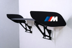 BMW M Wing Spoiler Wall Shelf – Automotive Garage Man Cave, Garage Decor, Gift