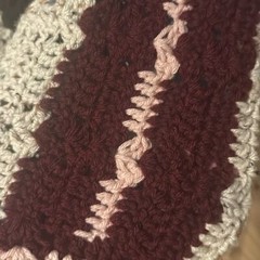 Handmade Afghan Hand Crocheted Blanket NEW Size 78in x 56in Multicolored Throw