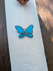 Butterfly Suncatchers Each Sold Separate Hand Made Stained Glass