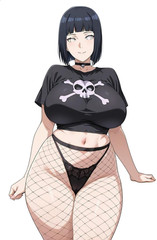 Hinataa 5” Vinyl Sticker Waifu Lewd Anime Sexy Laptop Skateboard Car