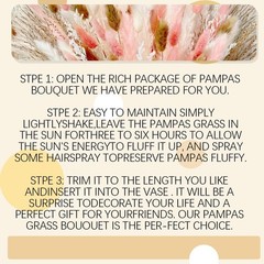 Hapart Bunny Tails Dried Flowers Bouquet Nature Colorful Pampas Grass with Ba…