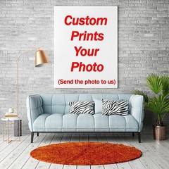 Custom Poster Any Size Art Fabric Print Canvas Silk Home Bar Office Wall Decor