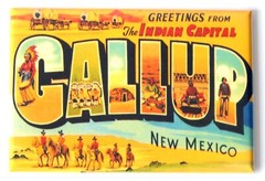 Greetings from Gallup New Mexico FRIDGE MAGNET travel souvenir