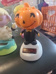 GREAT LOT OF 9 Solar Dancing Figures Halloween Christmas Penquin 2011