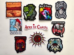 Sticker Pack (10 Vinyl Stickers) 90s Alternative Grunge Rock Band