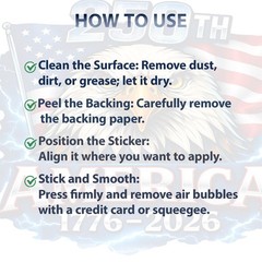 18 Pcs USA 250Th Anniversary Stickers, Waterproof Vinyl Decals, 1776 2026 Eagle