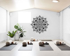 Large Metal Mandala Wall Art, Unique Lotus Flower Wall Decor Artwork, Suitabl…