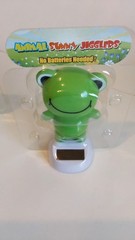 Solar Dancing Figures, Dino, Bear, Frog And Chick. Dance Exposed To Sunlight