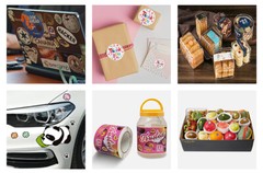 50/100/150/200 Custom Logo Die Cut White Vinyl Stickers Personalized Waterproof