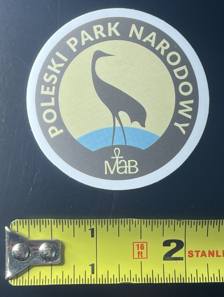 POLESKI PARK NARODOWY POLAND SMALL STICKER DECAL HIKING CAMPING NATURE OUTDOORS