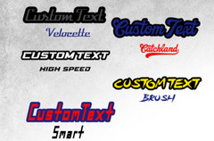 Custom Lazer Cut Car Acrylic Emblem Badge MULTI COLOR Customized Text Names/LOGO