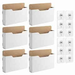 Pack Wall Mount File Holder, Mail File Organizer, Mail Paper Orgnization 6