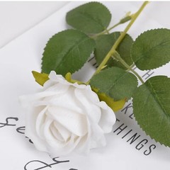 20× Red Roses Artificial Flowers Realistic Bouquet Home Decor Valentine Gifts US